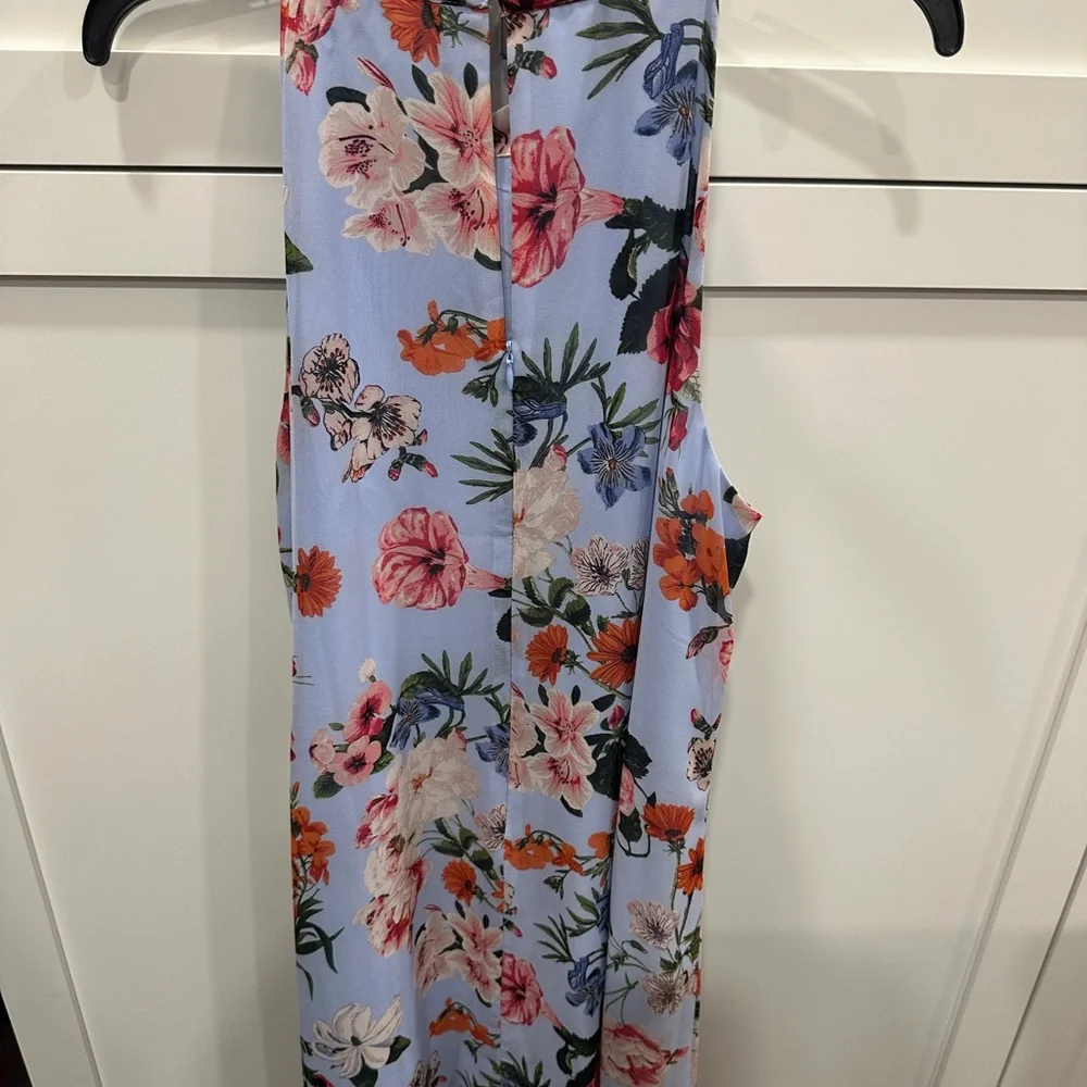 Vince Camuto Floral Sleeveless Dress with Neck Bow NWY SZ 16 - Picture 9 of 9